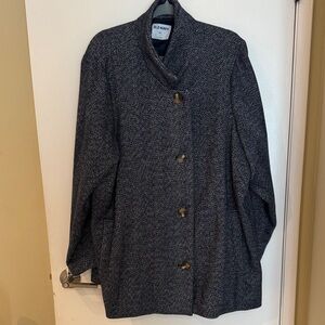 Old Navy Women's Herringbone Pea Coat